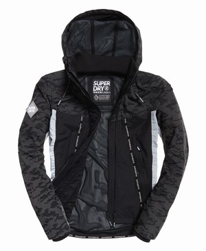 Superdry Printed Rapid SD-Windcheater Női Kabát Fekete/Titán | JFYNG6837